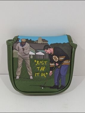 Happy Gilmore Green Graphic Men's Mallet Putter Cover - "Just Tap It In"